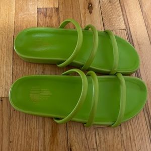 Charlotte Stone Dolly Sandals in Green